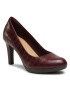 Clarks Обувки Adriel Viola 261513304 Бордо - Pepit.bg