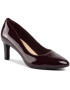 Clarks Обувки Calla Rose 261451124 Бордо - Pepit.bg