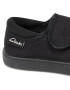 Clarks Пантофи Hopper Run 261143307 Черен - Pepit.bg