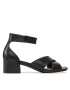 Clarks Сандали Caroleight Rise 261648614 Черен - Pepit.bg