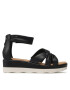Clarks Сандали Clara Rae 261647234 Черен - Pepit.bg