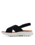 Clarks Сандали DashLite Wish 26171948 Черен - Pepit.bg