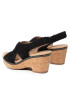 Clarks Сандали Giselle Cove 261581364 Черен - Pepit.bg