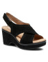 Clarks Сандали Giselle Cove 261582624 Черен - Pepit.bg