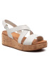 Clarks Сандали Kimmei Cork 261643594 Бял - Pepit.bg
