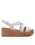 Clarks Сандали Kimmei Cork 261643594 Бял - Pepit.bg