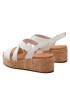 Clarks Сандали Kimmei Cork 261643594 Бял - Pepit.bg