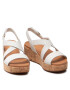 Clarks Сандали Kimmei Cork 261643594 Бял - Pepit.bg