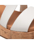 Clarks Сандали Kimmei Cork 261643594 Бял - Pepit.bg