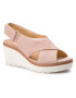 Clarks Сандали Palm Candid 261411654 Розов - Pepit.bg