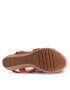 Clarks Сандали Rose Way 26171317 Червен - Pepit.bg