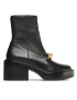 Coach Боти Kenna Leather Bootie CK031 Черен - Pepit.bg