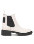 Coach Боти тип челси Lyden Leather Bootie G5488 Бял - Pepit.bg