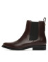 Coach Боти тип челси Maeve Lth Bootie CN143 Кафяв - Pepit.bg