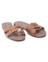 Coach Чехли Essie Leather Sandal C2310 11002151EDC Кафяв - Pepit.bg