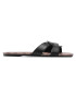 Coach Чехли Essie Leather Sandal C2310 Черен - Pepit.bg