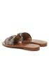 Coach Чехли Ina Jacquard Sandal CI202 Кафяв - Pepit.bg