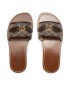 Coach Чехли Ina Jacquard Sandal CI202 Кафяв - Pepit.bg