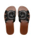 Coach Чехли Issa Leather Sandal CI222 Черен - Pepit.bg