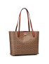 Coach Дамска чанта Cc Sig Willow Tote C0693 Кафяв - Pepit.bg