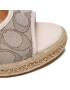 Coach Еспадрили Page Jacquard C8929 Бежов - Pepit.bg