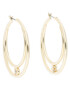 Coach Обици C Doubl Hoop Ear C9356 Златист - Pepit.bg