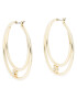 Coach Обици C Doubl Hoop Ear C9356 Златист - Pepit.bg