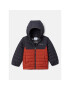 Columbia Пухено яке Powder Lite™ Boys Hooded Jacket Оранжев Regular Fit - Pepit.bg