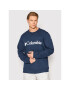 Columbia Суитшърт Logo Fleece Crew 1884931 Тъмносин Regular Fit - Pepit.bg