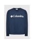 Columbia Суитшърт Logo Fleece Crew 1884931 Тъмносин Regular Fit - Pepit.bg