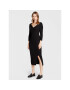 Comma Плетена рокля 2123288 Черен Slim Fit - Pepit.bg