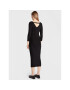Comma Плетена рокля 2123288 Черен Slim Fit - Pepit.bg