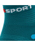 Compressport Чорапи къси унисекс Pro Racing Socks v4.0 Run Low XU00047B Зелен - Pepit.bg