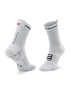 Compressport Дълги чорапи unisex Pro Racing Socks V4.0 Run High XU00046B_010 Бял - Pepit.bg