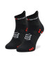 Compressport Дълги чорапи unisex Pro Racing Socks V4.0 Run Low XU00047B_906 Черен - Pepit.bg