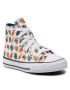 Converse Кецове Ctas Hi 671707C Бял - Pepit.bg