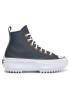 Converse Сникърси Run Star Hike Platform Metallic & Leather A04183C Черен - Pepit.bg
