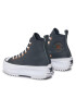 Converse Сникърси Run Star Hike Platform Metallic & Leather A04183C Черен - Pepit.bg