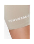 Converse Спортни шорти Wordmark 10024539-A02 Екрю Slim Fit - Pepit.bg