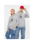 Converse Суитшърт Standard Fit Center Front Large Chuck Patch Core Po Hoodie Bb 10025470-A03 Сив Regular Fit - Pepit.bg