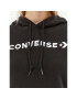 Converse Суитшърт Wordmark Fleece Hoodie Emb 10025690-A06 Черен Regular Fit - Pepit.bg