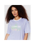 Converse Тишърт 10023937-A04 Виолетов Loose Fit - Pepit.bg