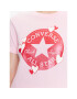 Converse Тишърт Heart All Star 10025493-A03 Розов Slim Fit - Pepit.bg