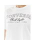 Converse Тишърт Retro Chuck Cropped Tee 10025897-A01 Бял Regular Fit - Pepit.bg