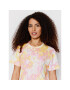 Converse Тишърт Washed Floral Patch 10023208-A02 Жълт Loose Fit - Pepit.bg