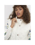 Cream Елек CROlli 10610890 Бял Loose Fit - Pepit.bg
