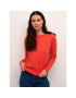 Cream Пуловер Crdela Knit 10611709 Червен Regular Fit - Pepit.bg