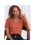 Cream Тишърт Naia 10604508 Кафяв Regular Fit - Pepit.bg