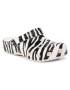 Crocs Чехли Classic Animal Print Clog 206676 Бял - Pepit.bg