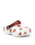 Crocs Чехли Classic Food Print Clog K 207150 Бял - Pepit.bg